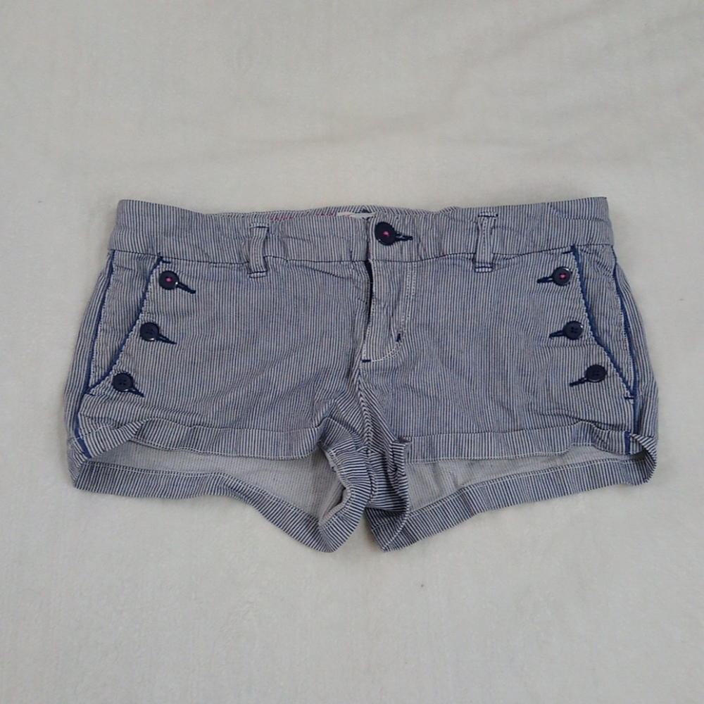 American Eagle Outfitters Blue Striped Shorts